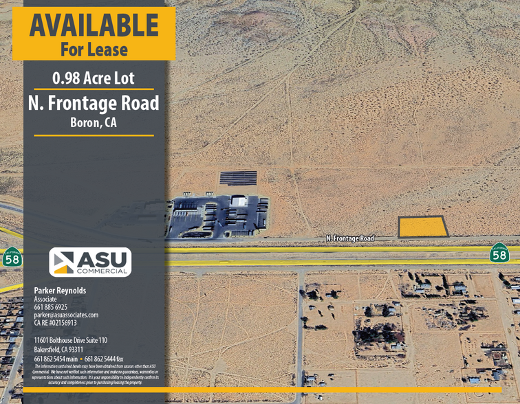 N Frontage Road, Boron, CA for lease - Primary Photo - Image 1 of 1