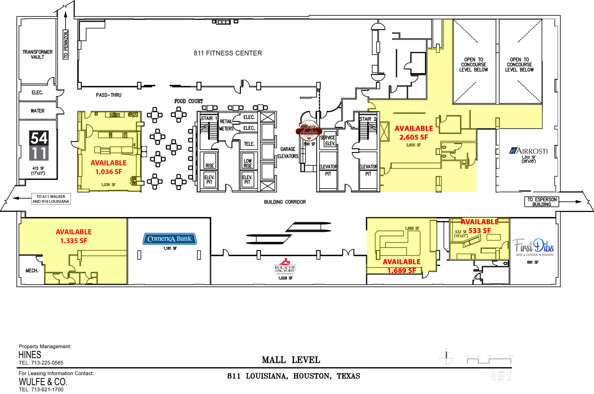 811 Louisiana St, Houston, TX à louer Plan de site- Image 1 de 1