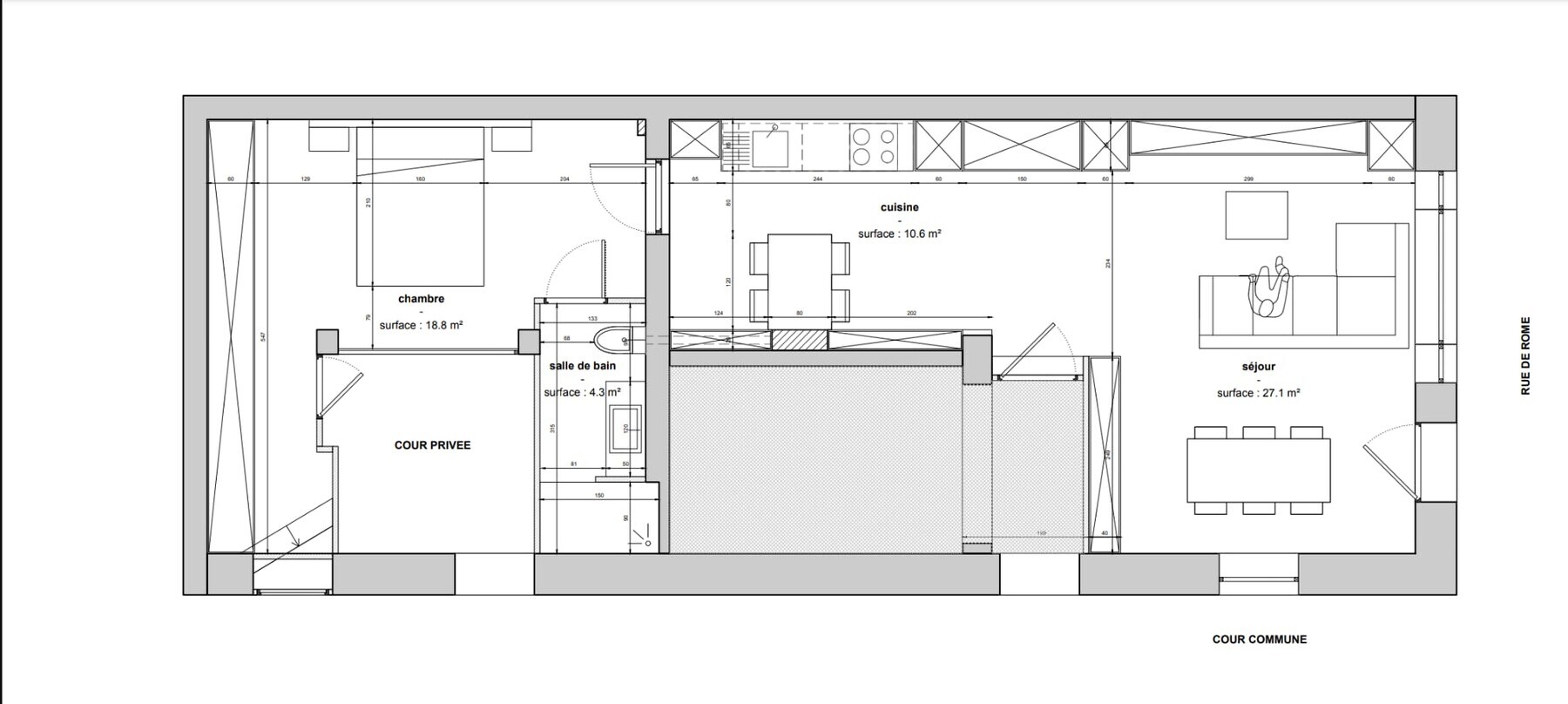 137 Rue De Rome, Paris, PAR 75017 - - - Plan d’étage - Image 2 of 14