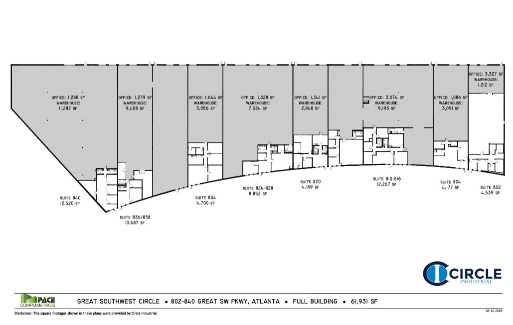 800 Great Southwest Pky, Atlanta, GA for lease Floor Plan- Image 1 of 1
