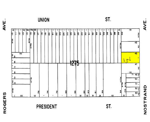 860 Nostrand Ave, Brooklyn, NY à louer - Plan cadastral - Image 2 de 7