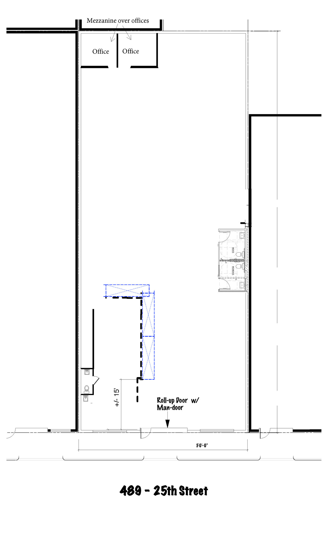 489-493 25th St, Oakland, CA à louer Plan d  tage- Image 1 de 2