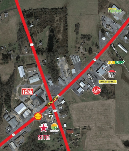 13681 US 227, Geraldine, AL for lease - Aerial - Image 2 of 2