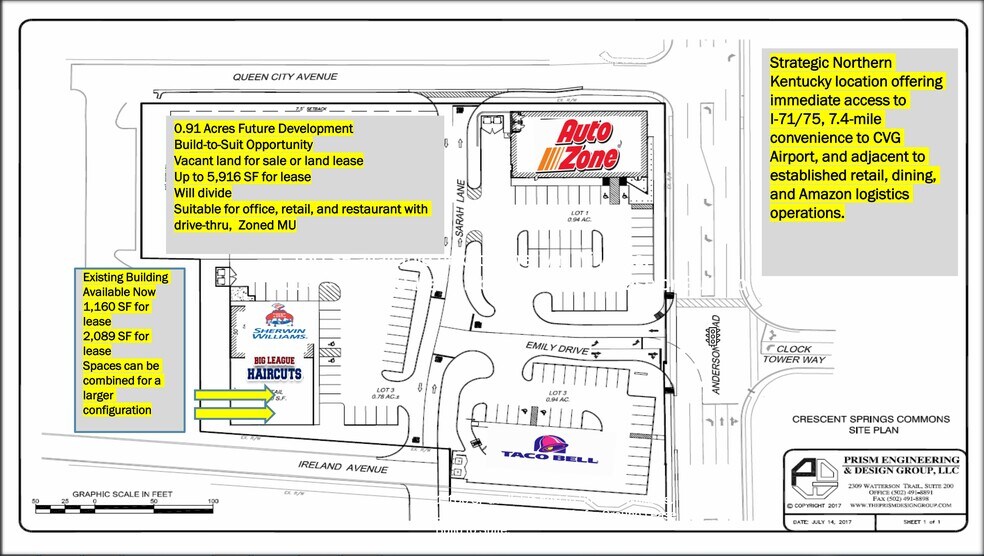 2400 Sarah ln, Fort Mitchell, KY à louer - Plan de site - Image 3 de 9
