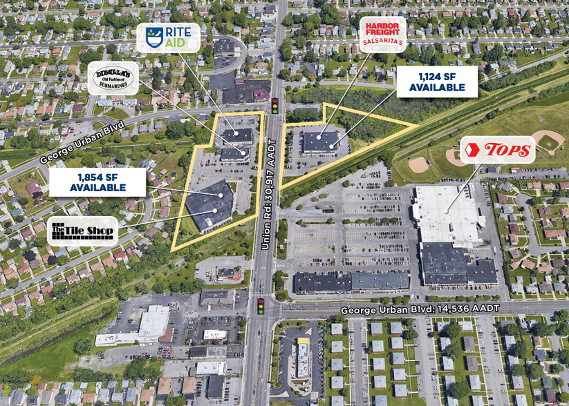 3901 Union Rd, Cheektowaga, NY for lease - Aerial - Image 2 of 6