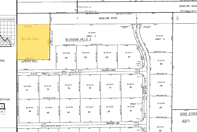 3015 E Baseline Rd, Phoenix, AZ à vendre - Plan cadastral - Image 2 de 3