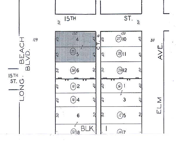1498 Long Beach Blvd, Long Beach, CA à louer - Plan cadastral - Image 2 de 4