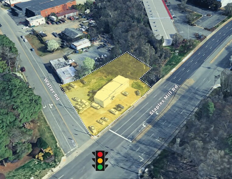 2221 Staples Mill Rd, Richmond, VA for lease - Aerial - Image 3 of 6