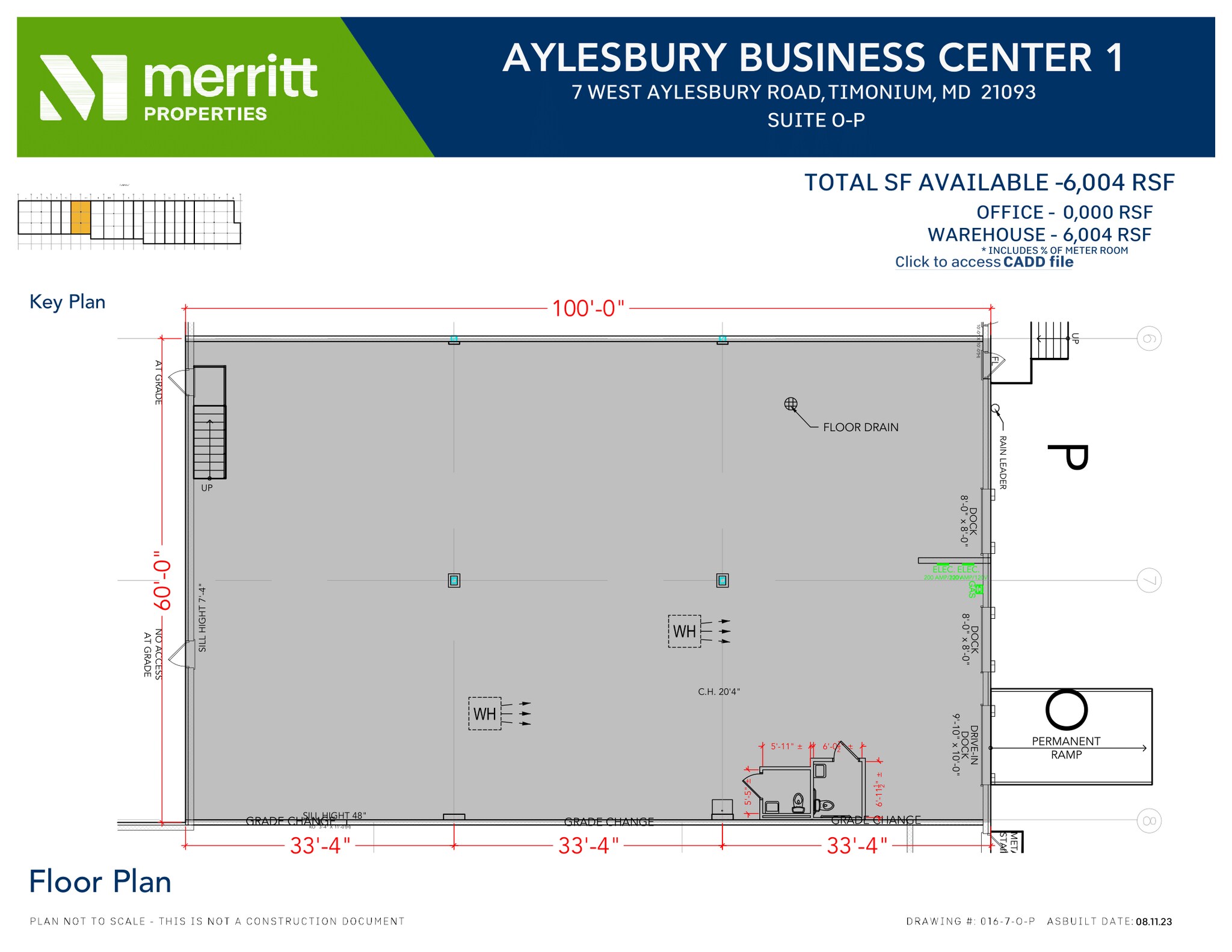 7 W Aylesbury Rd, Timonium, MD for lease Floor Plan- Image 1 of 1