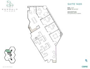 402 W Broadway, San Diego, CA for lease Floor Plan- Image 1 of 1