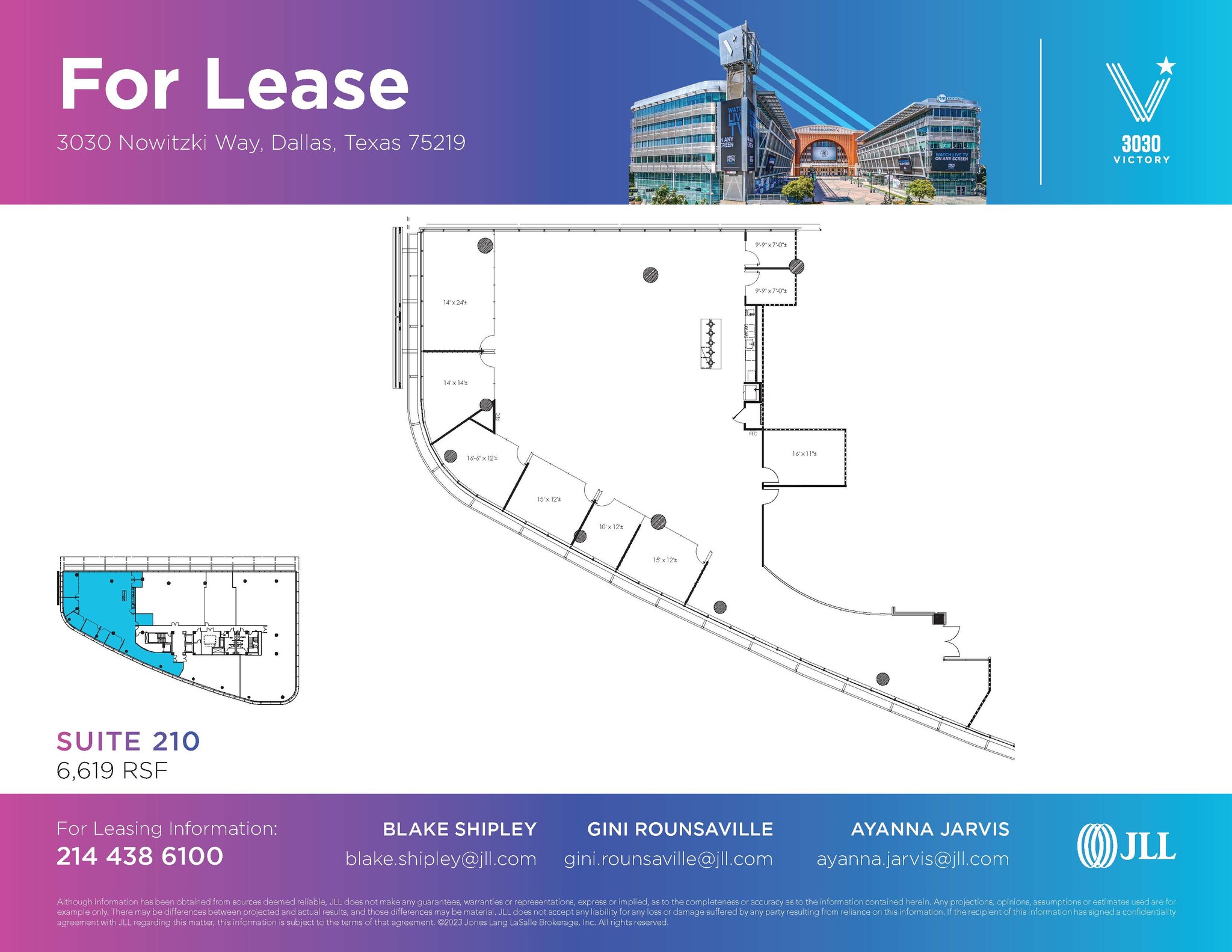 3030 Nowitzki Way, Dallas, TX for lease Floor Plan- Image 1 of 2