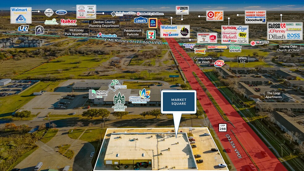 400 N Loop 288, Denton, TX à louer - Photo du bâtiment - Image 3 de 5
