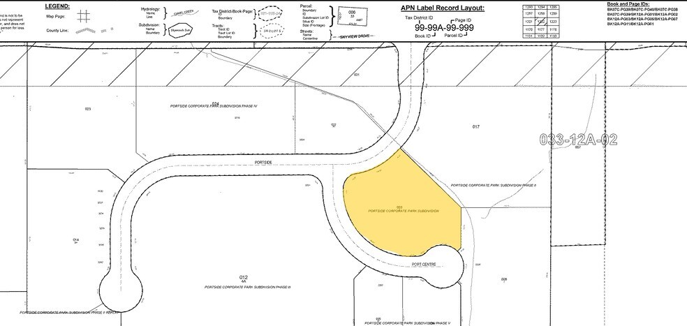Portside Dr, Medina, OH for sale - Plat Map - Image 2 of 2