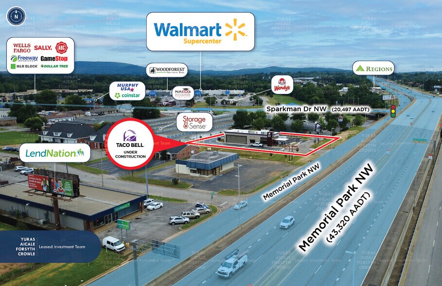 2859 Memorial Pky NW, Huntsville, AL à vendre - Photo du bâtiment - Image 2 de 9