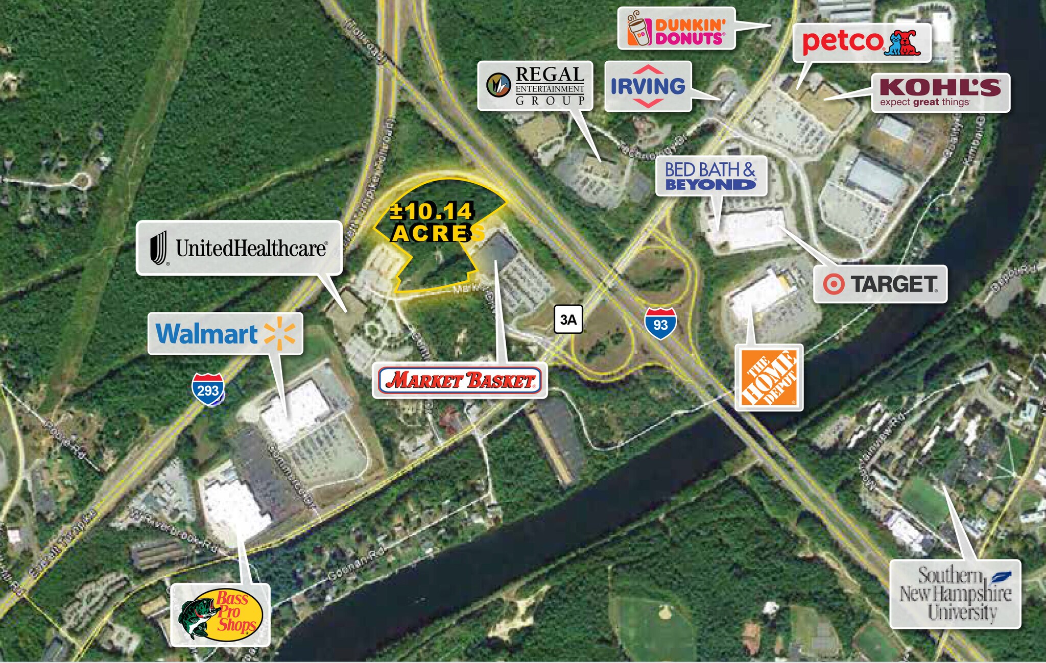 1 Central Park Dr, Hooksett, NH à vendre Aérien- Image 1 de 2