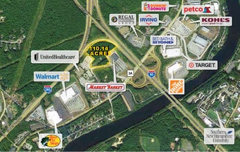1 Central Park Dr, Hooksett, NH - Aerial map view