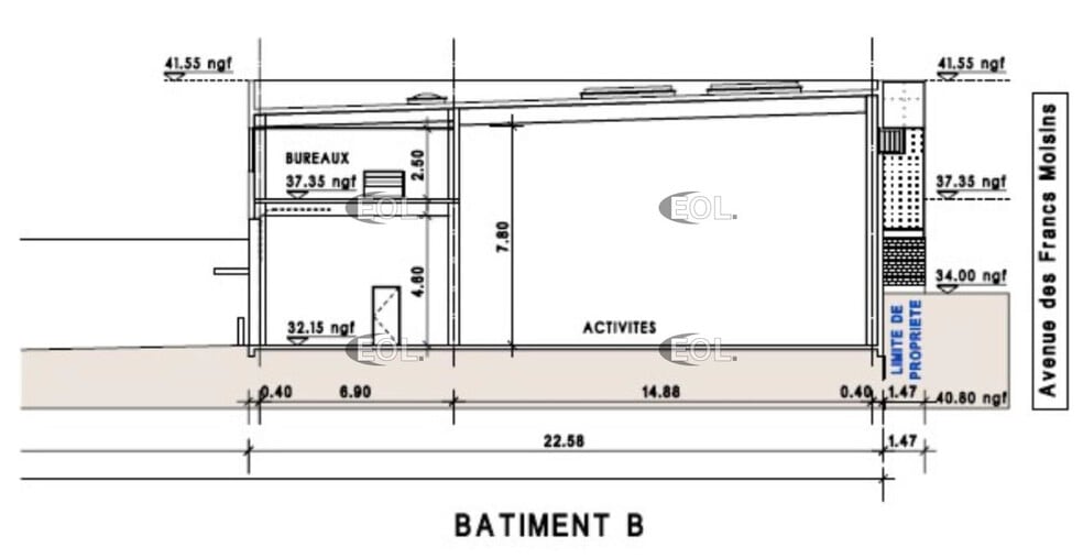 Industrial in Saint-Denis for lease - Floor Plan - Image 1 of 8