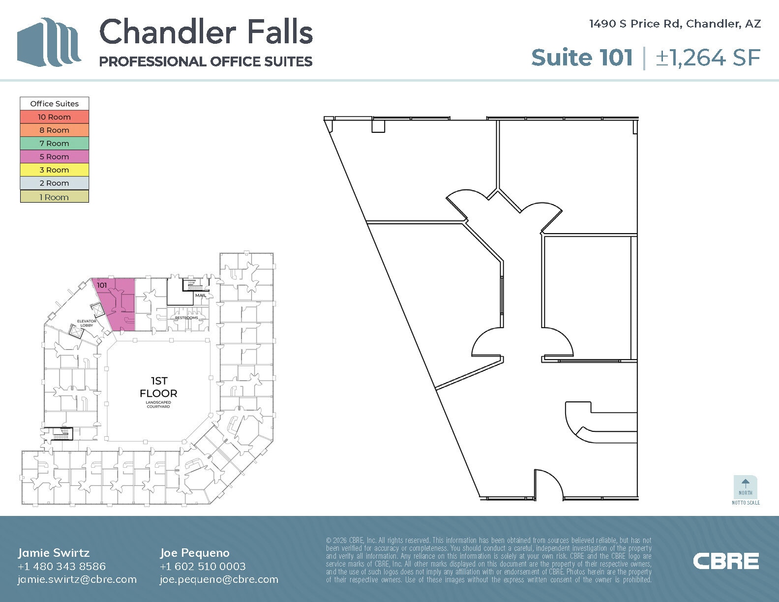 1490 S Price Rd, Chandler, AZ à louer Plan d’étage- Image 1 de 1