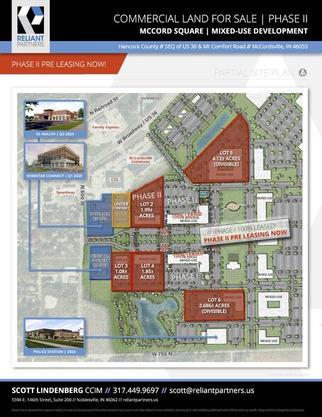 US 36 & Mt Comfort rd, McCordsville, IN for lease - Building Photo - Image 2 of 10
