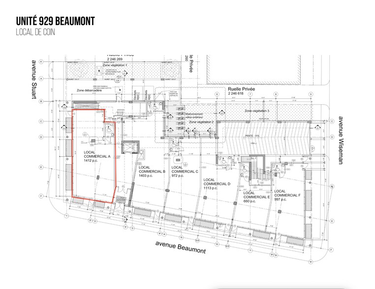 891-929 Av Beaumont, Montréal, QC à louer - Photo du bâtiment - Image 3 de 10