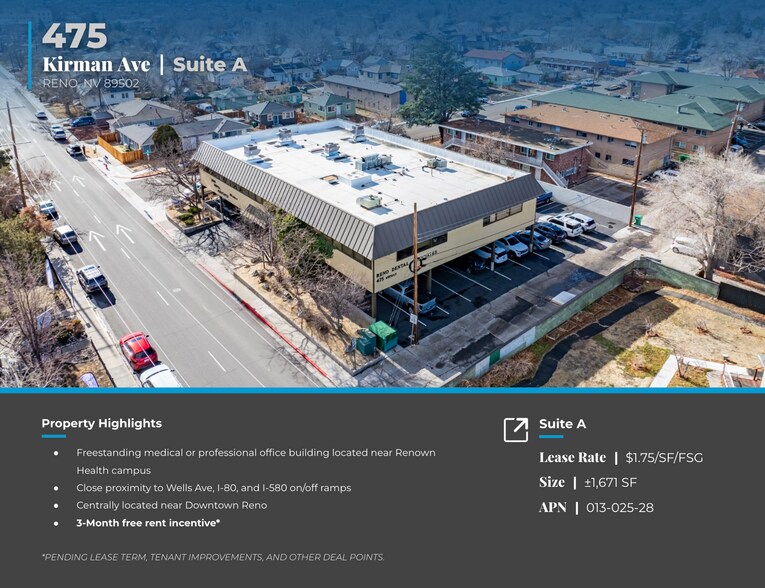 475 Kirman Ave, Reno, NV for lease - Building Photo - Image 2 of 6