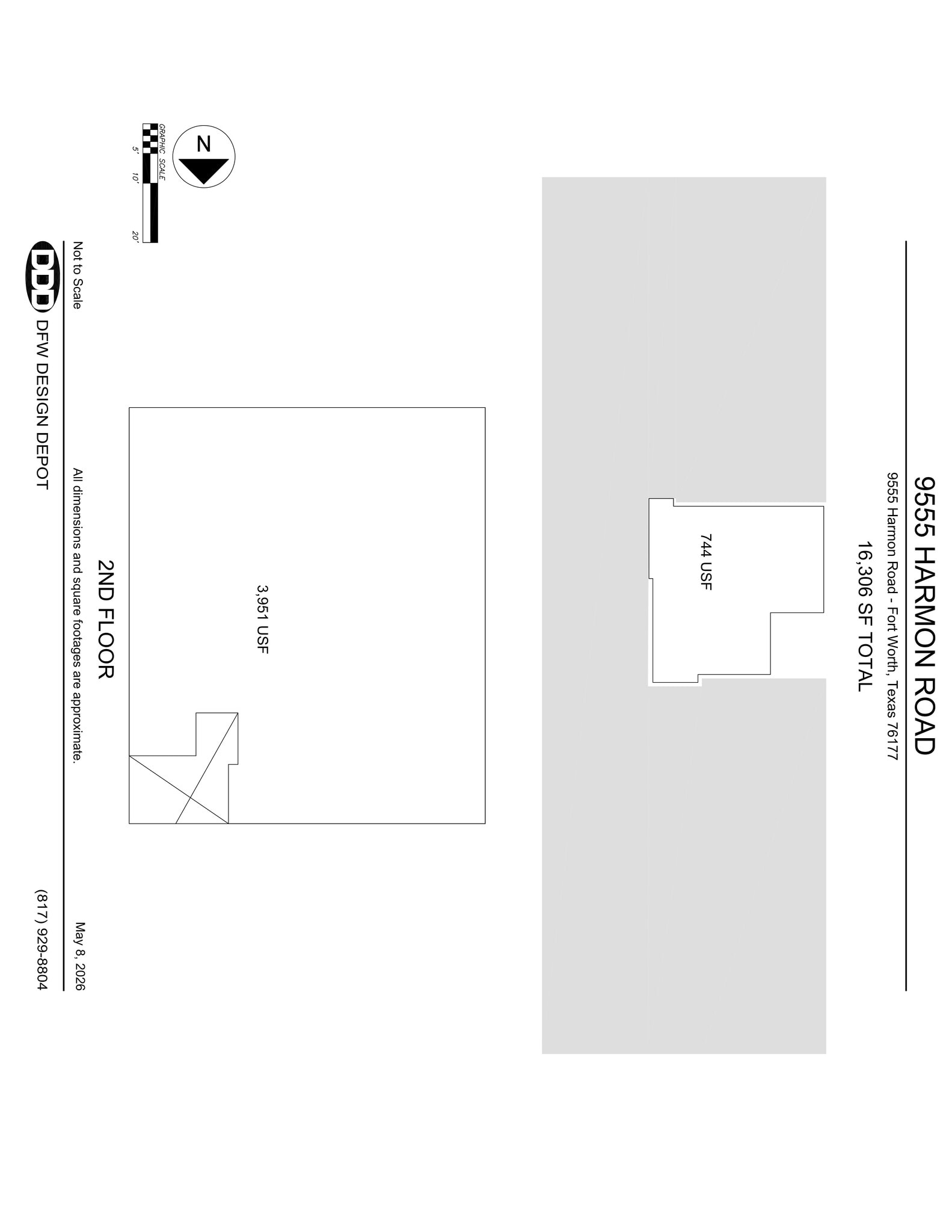 9555 Harmon Rd, Fort Worth, TX for lease Site Plan- Image 1 of 2