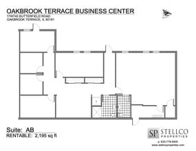 17W695-17W745 Butterfield Rd, Oakbrook Terrace, IL for lease Floor Plan- Image 1 of 1
