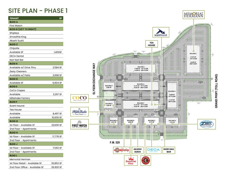 7016 Elyson Exchange Way, Cypress, TX à louer - Photo du bâtiment - Image 2 de 11
