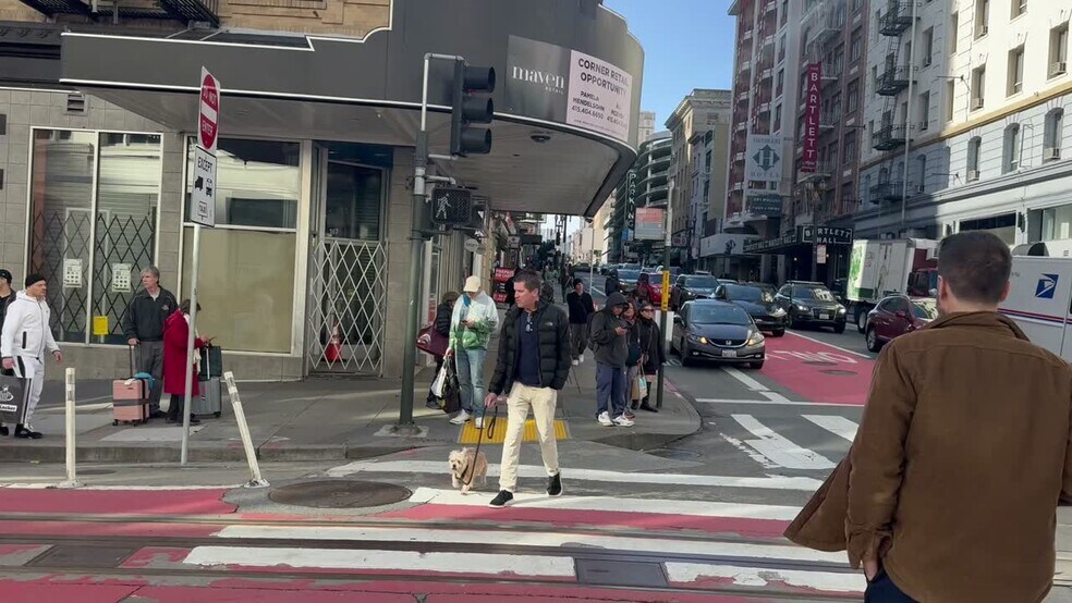 151-161 Powell St, San Francisco, CA à louer - Vidéo sur l’inscription commerciale - Image 2 de 9