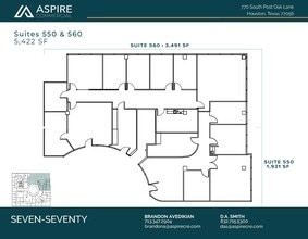 770 S Post Oak Ln, Houston, TX for lease Floor Plan- Image 2 of 4