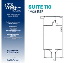 18818 Teller Ave, Irvine, CA à louer Plan d’étage- Image 1 de 1