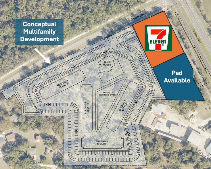 Us-1 and Dairy Road, Titusville, FL for lease - Building Photo - Image 3 of 4