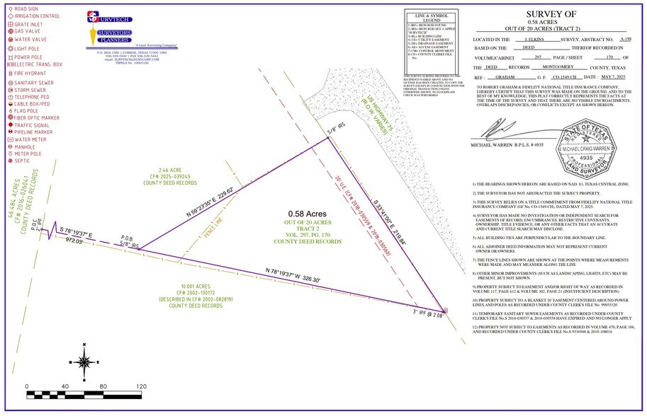 0.58 Acre 75 N hwy, Willis, TX for sale - Building Photo - Image 2 of 2