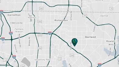 3845 Grader St, Garland, TX - AÉRIEN  Vue de la carte