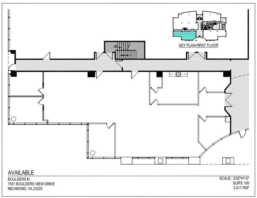 7501 Boulder View Dr, North Chesterfield, VA for lease Floor Plan- Image 1 of 5