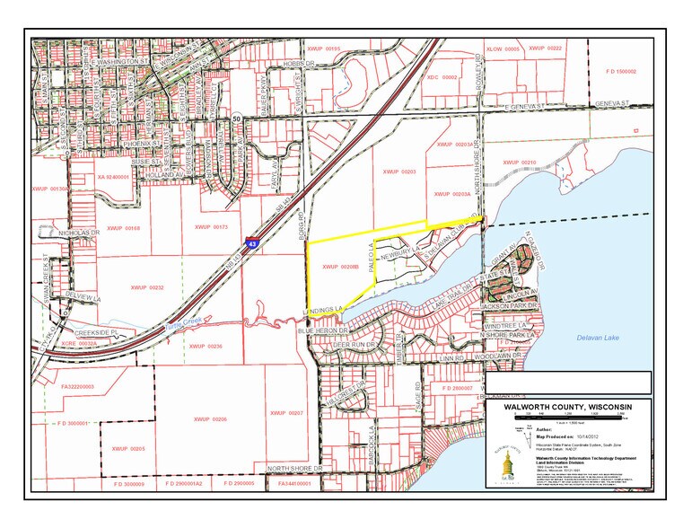 Lt0 Borg, Delavan, WI à vendre - Aérien - Image 2 de 4