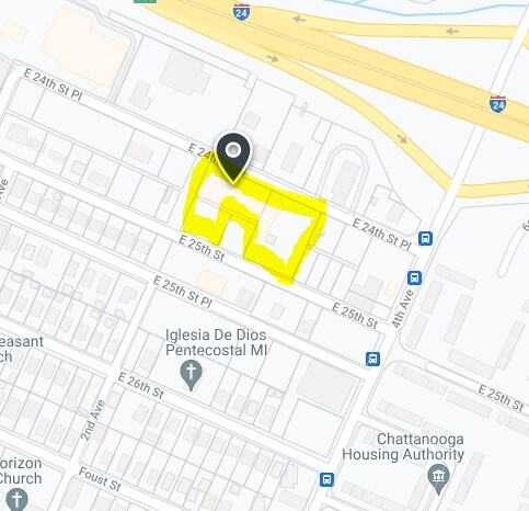 2012 E 24th Street Pl, Chattanooga, TN for sale - Plat Map - Image 1 of 1