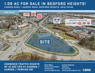 More details for Cannon Rd & Aurora Rd, Bedford Heights, OH - Land for Sale
