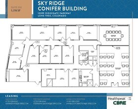 10535 Park Meadows Blvd, Lone Tree, CO à louer Plan d’étage- Image 1 de 1