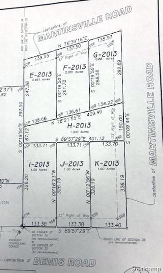 Plus de détails pour Vacant Riggs Rd, Belleville, MI - Terrain à vendre