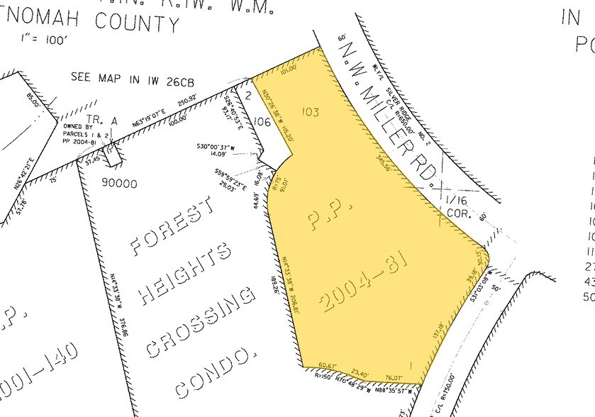 2021-2135 NW Miller Rd, Portland, OR à louer - Plan cadastral - Image 2 de 9