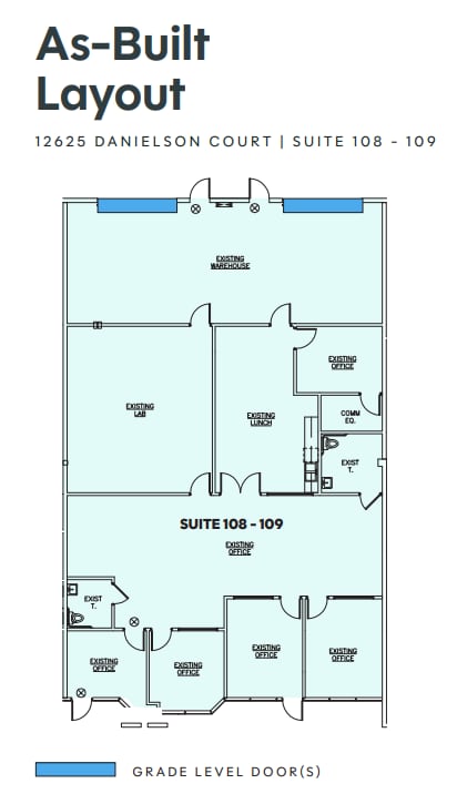 12625 Danielson Ct, Poway, CA à louer Plan d’étage- Image 1 de 2