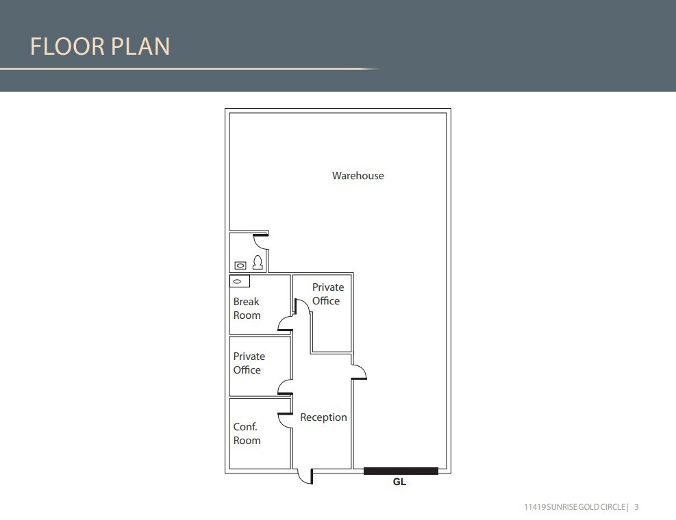 11419 Sunrise Gold Cir, Rancho Cordova, CA for lease Floor Plan- Image 1 of 1