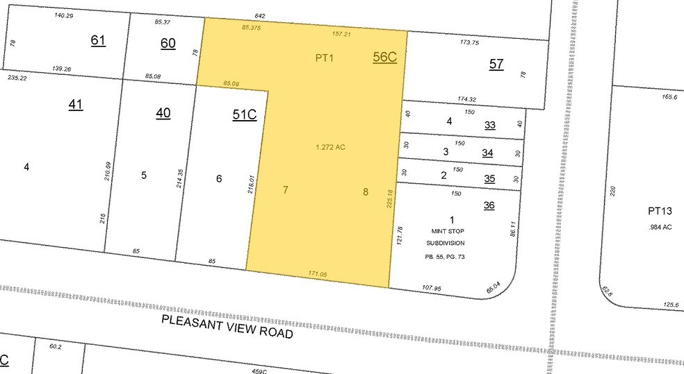 5472 Pleasant View Rd, Memphis, TN à louer - Plan cadastral - Image 2 de 7