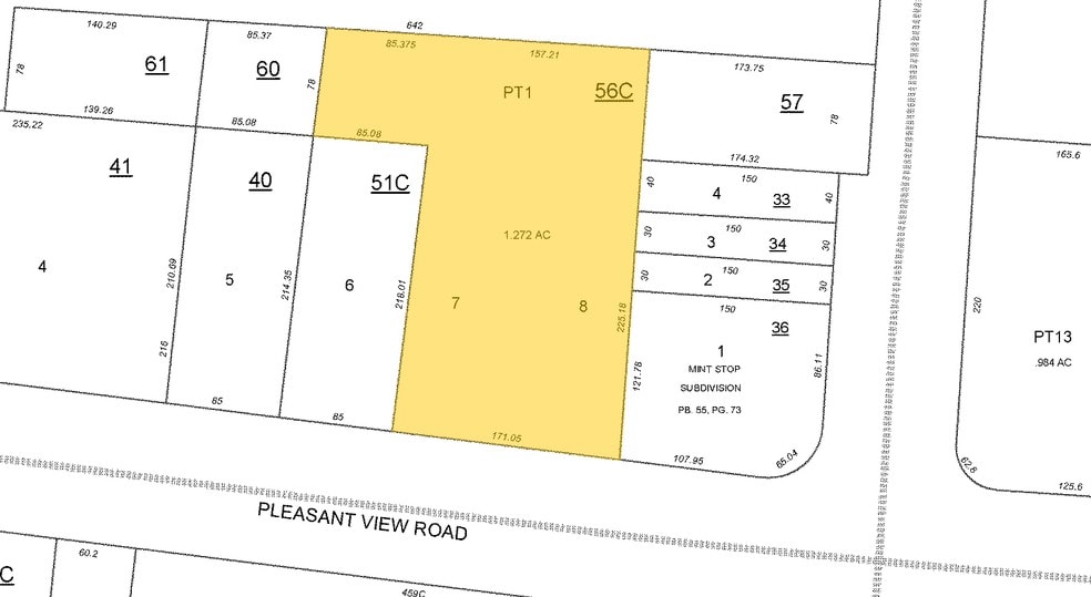 5472 Pleasant View Rd, Memphis, TN for lease - Plat Map - Image 2 of 7