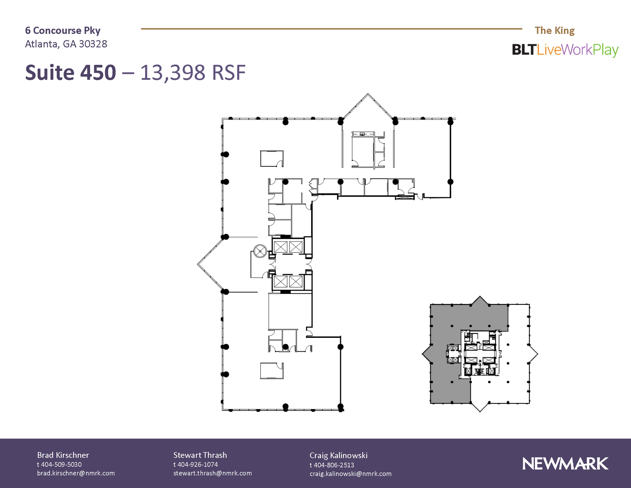 6 Concourse Pky NE, Atlanta, GA for lease Floor Plan- Image 1 of 1