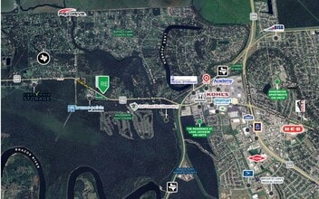 00 Highway 332, Lake Jackson, TX - Aerial  map view