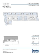 16000 Ventura Blvd, Encino, CA à louer Plan d  tage- Image 1 de 1