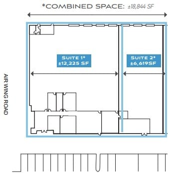 1351 Air Wing Rd, San Diego, CA for lease Floor Plan- Image 1 of 1