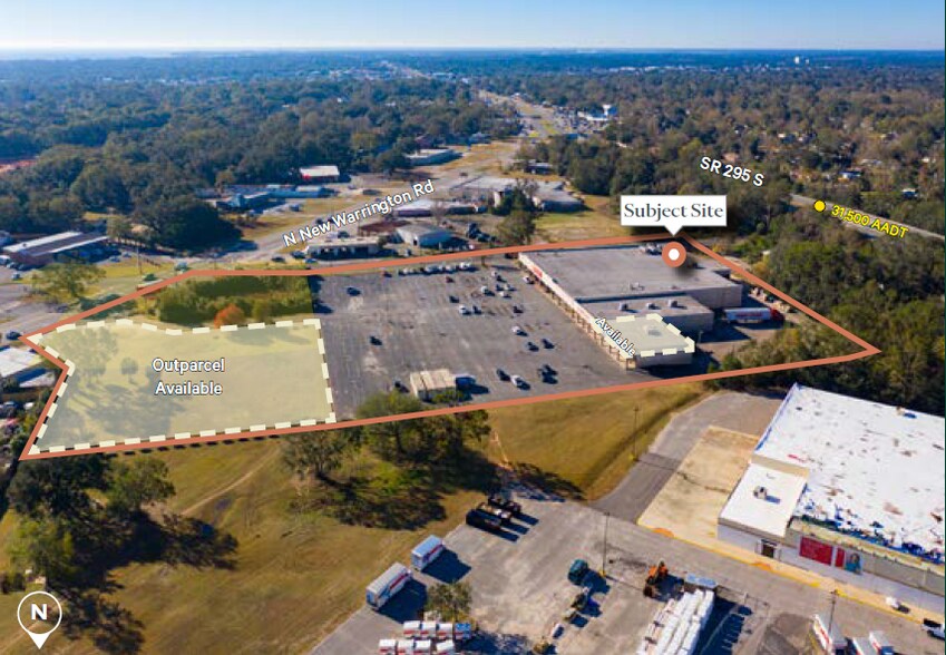 4324 Lillian Hwy, Pensacola, FL à louer - Photo du bâtiment - Image 1 de 5